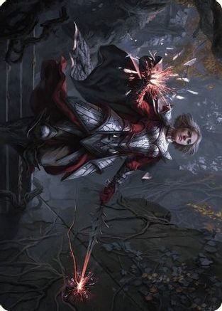 Rowan, Scion of War Art Card (31/81) [Art Series: Wilds of Eldraine]