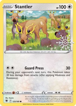 Stantler (Holiday Calendar) 125/189 [Miscellaneous Cards & Products]  - Holofoil
