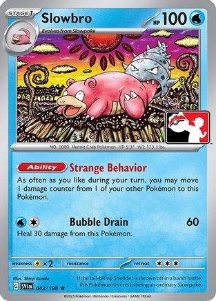 Slowbro - 43/198 [Prize Pack Series Cards]
