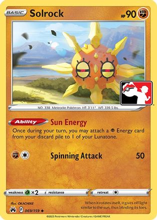 Solrock - 69/159 [Prize Pack Series Cards]