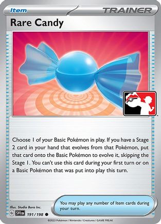 Rare Candy 191/198 [Prize Pack Series Cards]