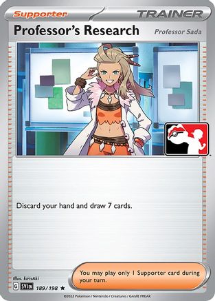 Professor's Research 189/198 [Prize Pack Series Cards]