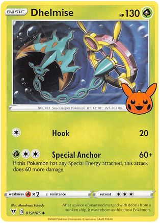 Dhelmise - 19/185 [Trick or Trade BOOster Bundle 2023]