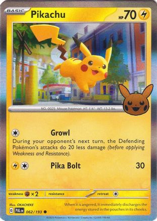 Pikachu - 62/193 [Trick or Trade BOOster Bundle 2023] - Holofoil