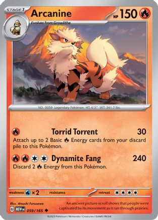 Arcanine 059 [SV Scarlet & Violet 151]