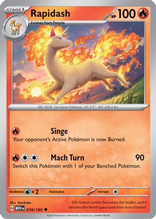 Rapidash 078 [SV Scarlet & Violet 151]