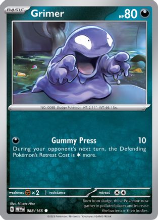 Grimer 088 [SV Scarlet & Violet 151]
