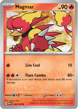 Magmar 126 [SV Scarlet & Violet 151]