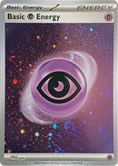 Basic Psychic Energy - 5 (Cosmos Holo) [SVE Scarlet & Violet Energies] - Holofoil