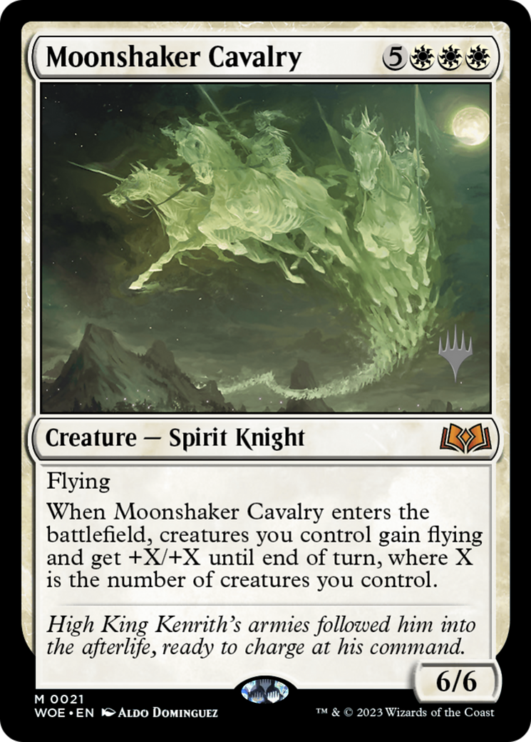 Moonshaker Cavalry - [Wilds of Eldraine Promos]