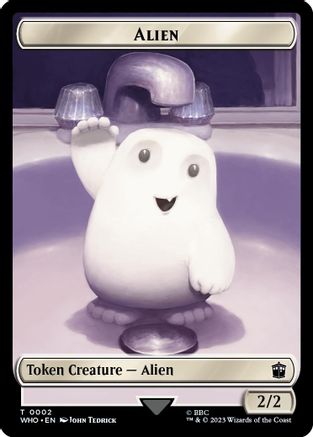 Alien // Mark of the Rani Double-Sided Token [Doctor Who Tokens]
