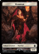Warrior // Treasure (0029) Double-Sided Token [Universes Beyond: Doctor Who] Foil