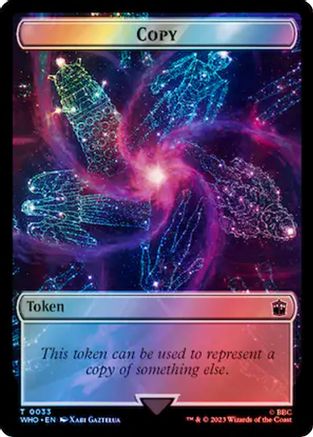 Copy // Clue (0055) Double-Sided Token (Surge Foil) [Universes Beyond: Doctor Who] Foil