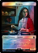 Human (0037) // Food (0057) Double-Sided Token (Surge Foil) [Universes Beyond: Doctor Who] Foil