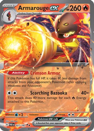 Armarouge ex - 27/182 [SV04: Paradox Rift] - Holofoil