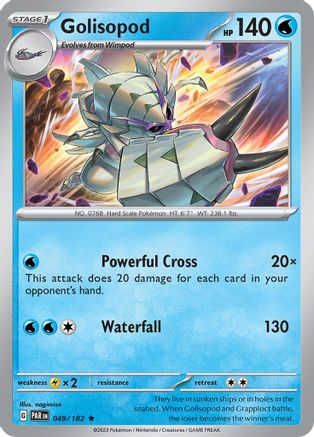 Golisopod - 49/182 [SV04: Paradox Rift]