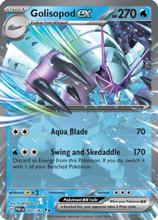 Golisopod ex - 050/182 [SV04: Paradox Rift] - Holofoil