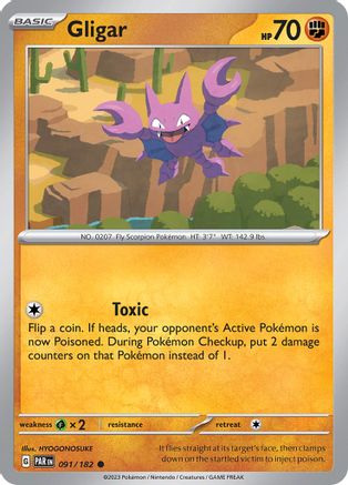 Gligar - 91/182 [SV04: Paradox Rift]