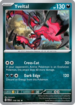 Yveltal - 118/182 [SV04: Paradox Rift]