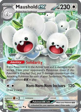 Maushold ex - 155/182 [SV04: Paradox Rift] - Holofoil