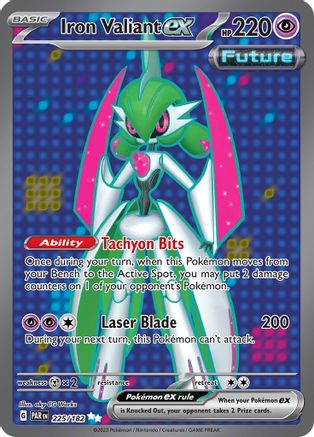 Iron Valiant ex - 225/182 [SV04: Paradox Rift] - Holofoil