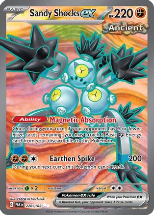 Sandy Shocks ex - 228/182 [SV04: Paradox Rift] - Holofoil