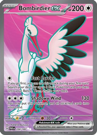 Bombirdier ex - 234/182 [SV04: Paradox Rift] - Holofoil