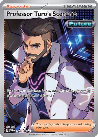 Professor Turo's Scenario - 240/182 [SV04: Paradox Rift] - Holofoil