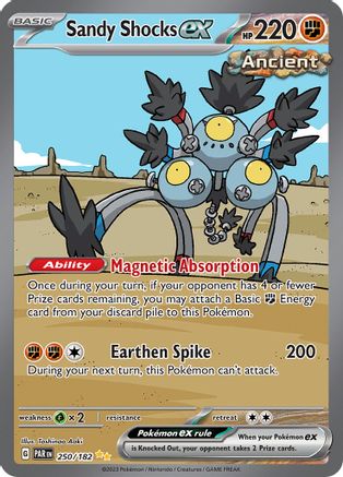 Sandy Shocks ex - 250/182 [SV04: Paradox Rift] - Holofoil
