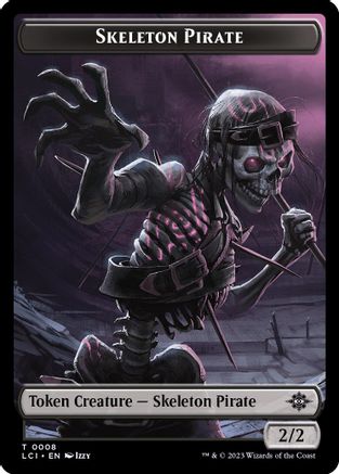 Skeleton Pirate Token [The Lost Caverns of Ixalan Tokens]
