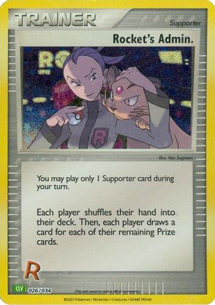Rocket's Admin. (CLV) 026 [Trading Card Game Classic]  - Holofoil