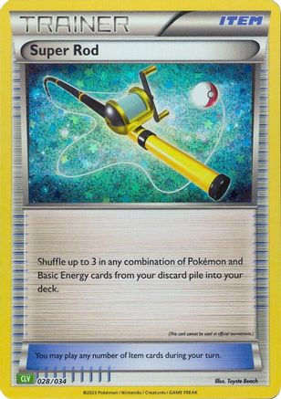 Super Rod (CLV) 028 [Trading Card Game Classic]  - Holofoil