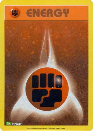 Basic Fighting Energy 034 [Trading Card Game Classic]  - Holofoil