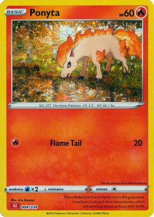Ponyta 004 [Trading Card Game Classic]  - Holofoil