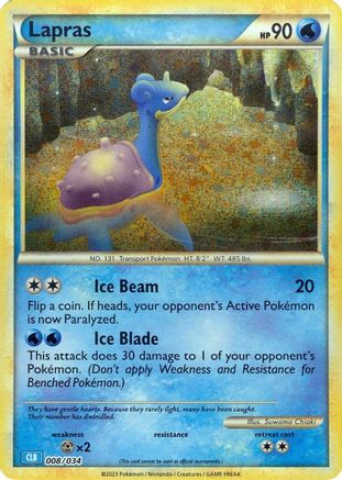Lapras 008 [Trading Card Game Classic]  - Holofoil