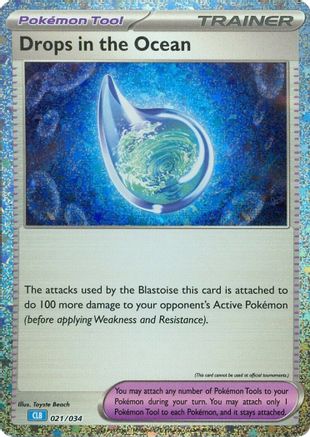 Drops in the Ocean 021 [Trading Card Game Classic]  - Holofoil