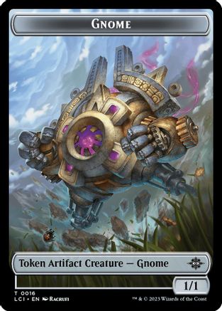 Gnome // Skeleton Pirate Double-Sided Token [The Lost Caverns of Ixalan Tokens]