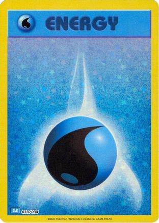 Basic Water Energy 033 [Trading Card Game Classic]  - Holofoil