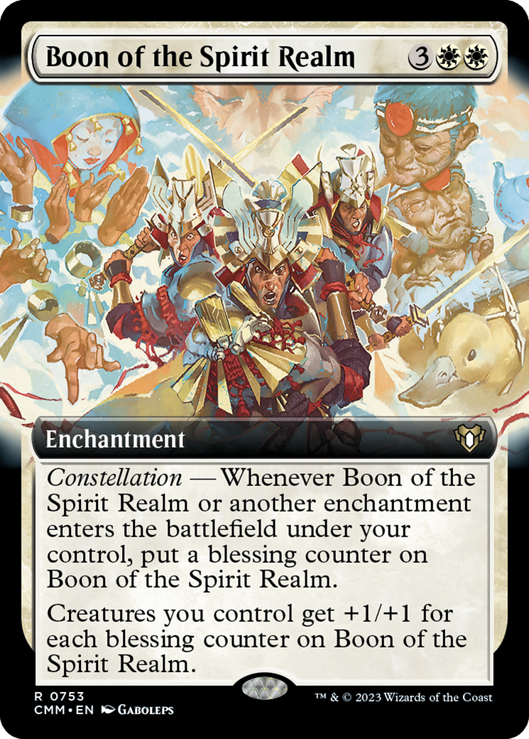 Boon of the Spirit Realm (Extended Art) - Commander Masters: (Extended Art)
