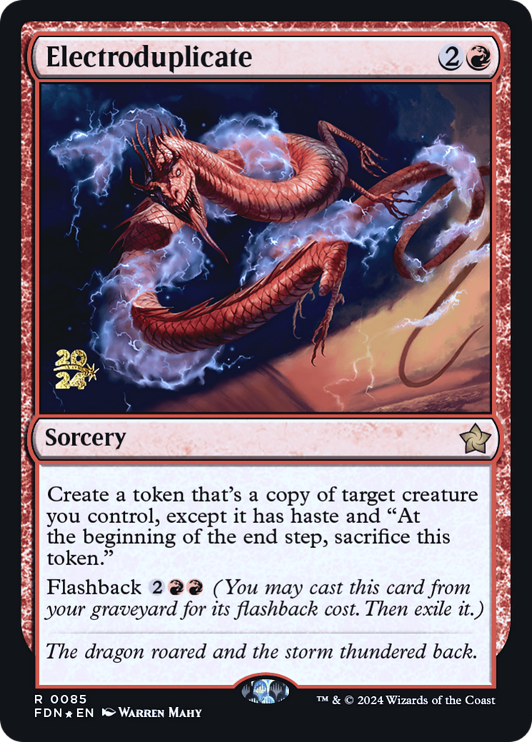 Electroduplicate - Foundations Promos Foil