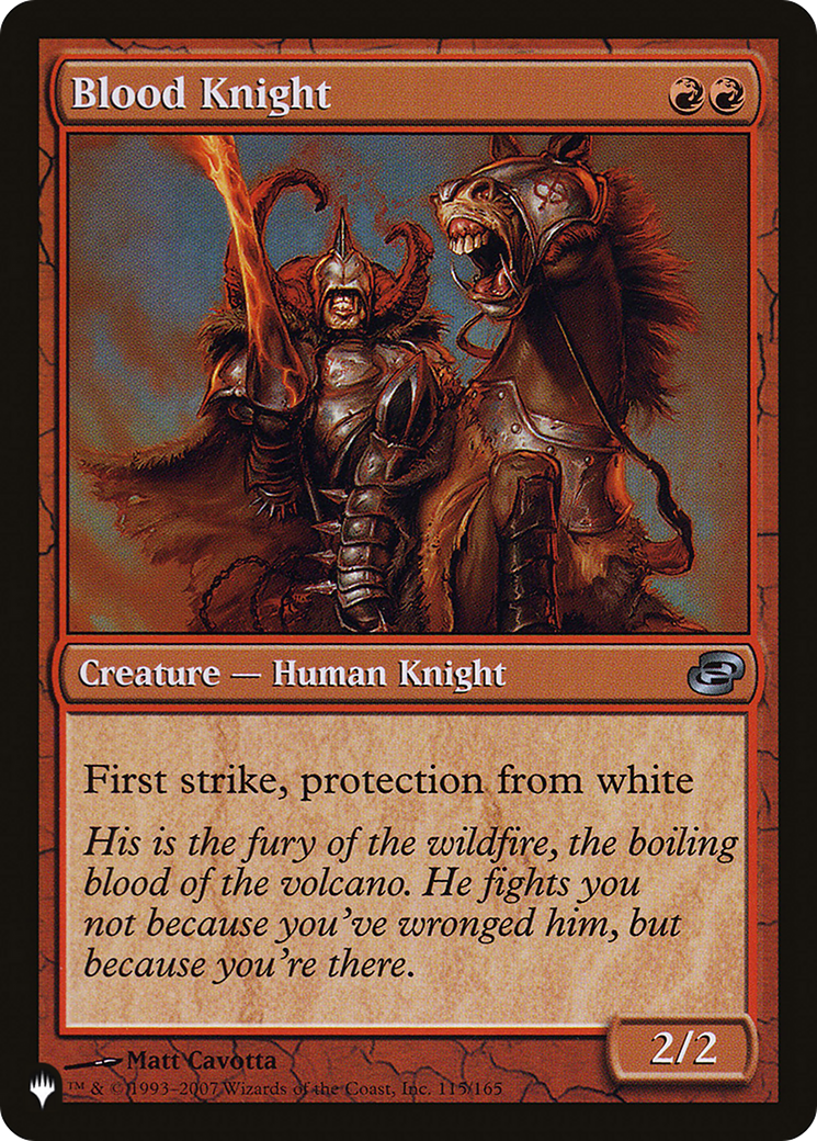 Blood Knight - The List: (colorshifted)