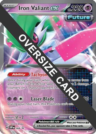 Iron Valiant ex (068) (Jumbo Card) [Scarlet & Violet: Paradox Rift]