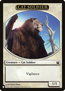 Cat Soldier // Warrior Double-Sided Token [Secret Lair Commander Deck: Raining Cats and Dogs Tokens]