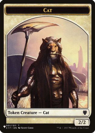 Cat (001) // Citizen Double-Sided Token - The List Reprints