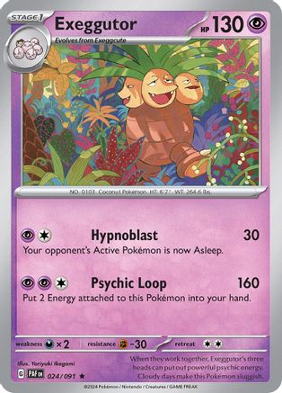 Exeggutor 024 [SV Paldean Fates]