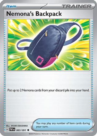 Nemona's Backpack 083 [SV Paldean Fates]