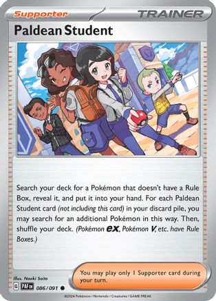 Paldean Student 086/091 [SV Paldean Fates]