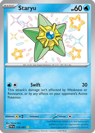 Staryu 118 [SV Paldean Fates]  - Holofoil