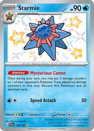 Starmie 119 [SV Paldean Fates]  - Holofoil