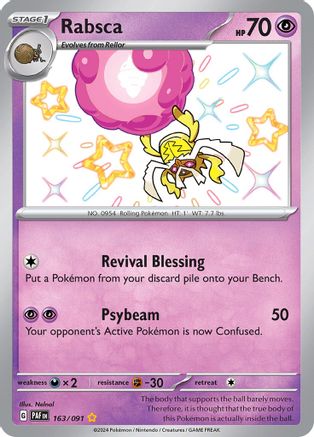 Rabsca 163 [SV Paldean Fates]  - Holofoil